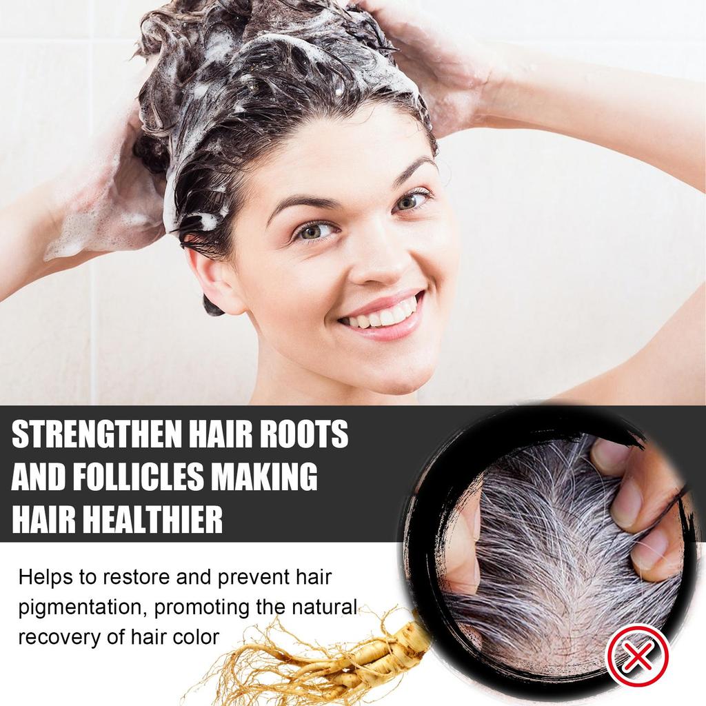 OUHOE Herbal Shampoo cleansing Soap gently cleans the surface of the hair, moisturizes dry frizz, and daily supple maintenance soap 55g