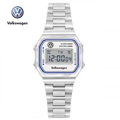 [Часы Volkswagen] Часы Volkswagen Унисекс Цифровые Металлические Часы VW-Beetle2-SV