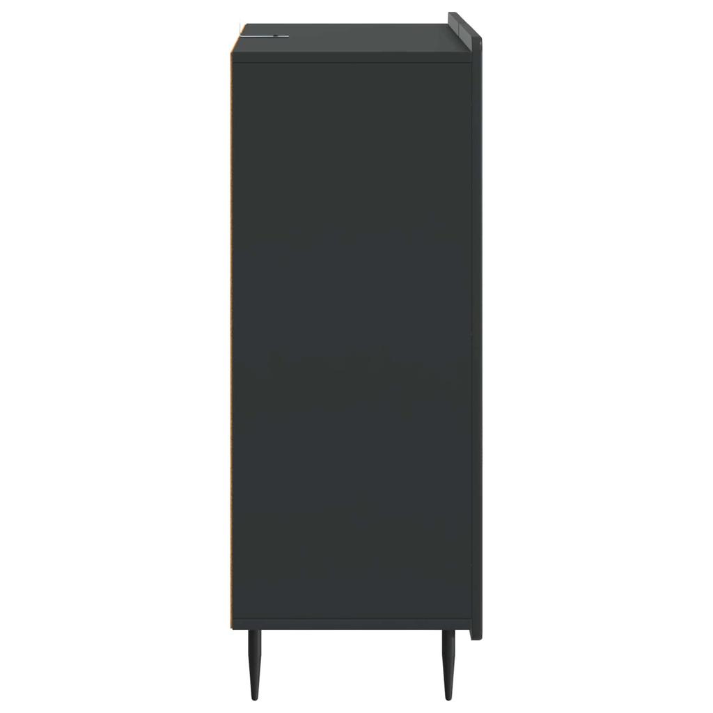 Sideboard Black 66 x 34.5 x 91.5 cm Particleboard