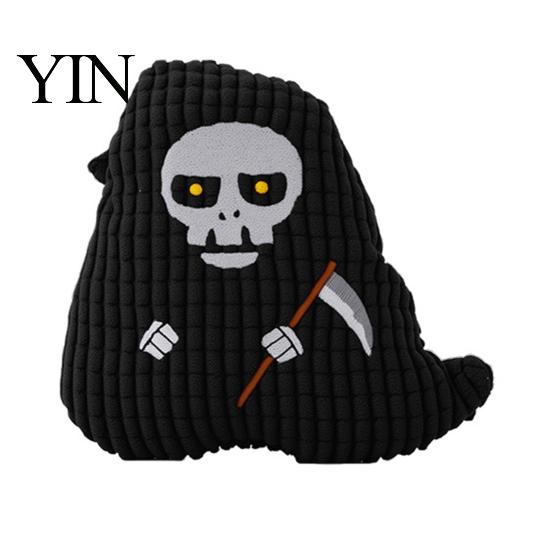 Halloween Pet Toys for Dogs Dog Squeaky Chew Toy, Funny Pumpkin Grim Reaper Spider Ghost Durable Aggressive Chewers Plush Stuffed Toy Small,