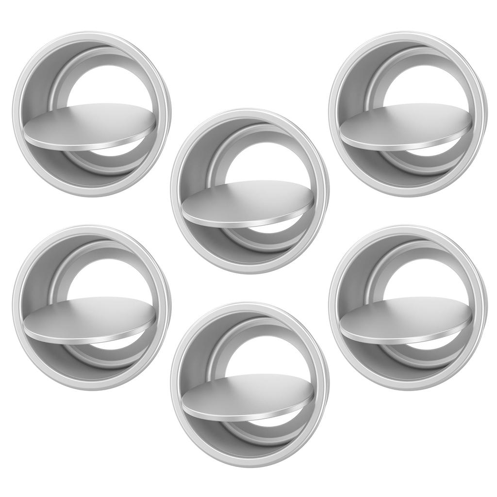 Форма для торта из алюминиевого сплава, круглая, с полым дном, кастрюля для торта, легко извлекаемая форма для торта, подходит для домашней кулинарии и дней рождения