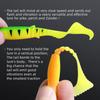 MEREDITH 70mm 90mm 110mm Cannibal Curved Tail Fishing Lures Artificial Wobblers Soft Baits Silicone Shad Worm Bass Leurre Souple