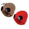 Stretchy Brimless Hat with Eye Protection 2Pcs Fleece Lined Hats Goggles, Warm Winter Knit Protective Goggle for Snow Sports Hats, Windproof