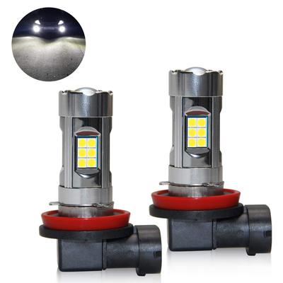 TOPINC H11 Светодиодная противотуманная фара, Белый, 6000K, H8, H9, H16 Светодиод, Противотуманная фара, Лампа,