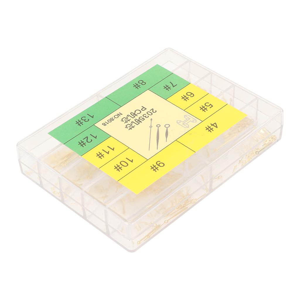 Hands Watch Needles Golden Alloy Hour Minute Second Hands Watch Replacement Needles for 2035 PC