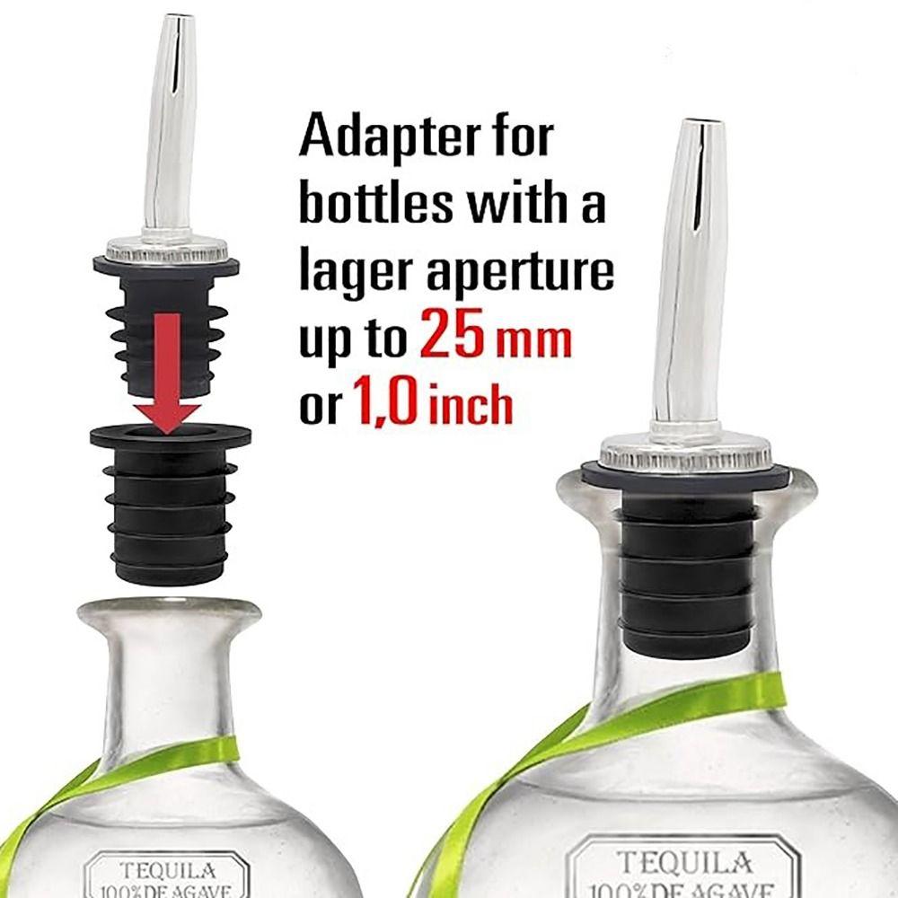 Durable Bottle Pourer Universal Fit Liquor Spout Replacement Wine Pourers