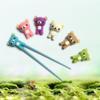Cartoon Bear Training Chopsticks Silicone Beginner Chopstick High-quality Learning Chopsticks