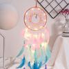 Dream Catcher Wind Chimes Wall Decor Home Hanging Craft Ornament Colorful Handmade Wall Decortion for Home Bedroom Living Room