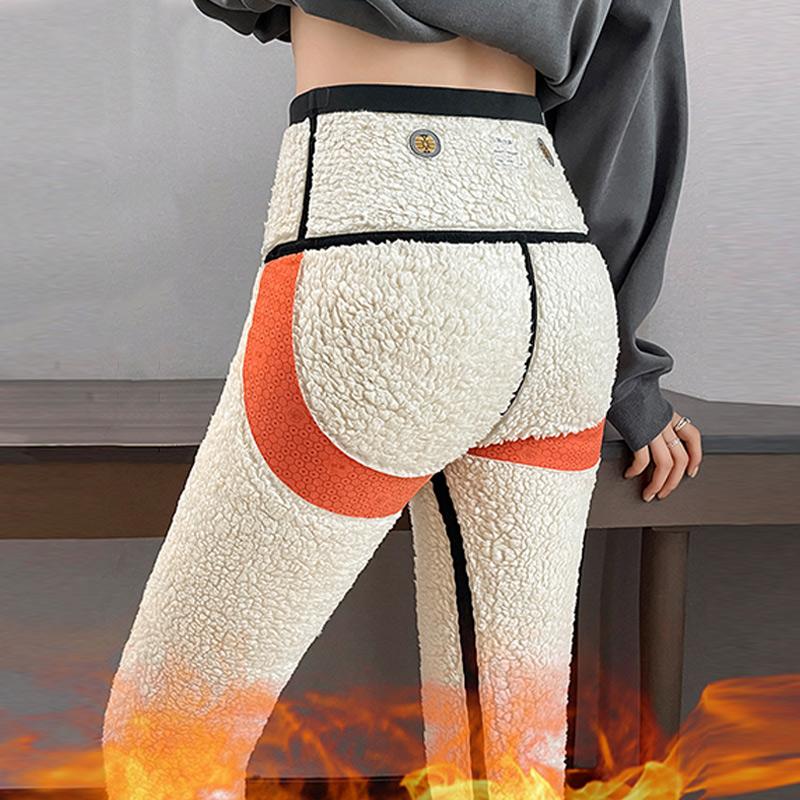 Женские зимние леггинсы из бархата и эластичного материала, теплые, плотные, с высокой талией, повседневные, облегающие, универсальные брюки для йоги