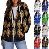 Ayollar uchun xuddi trenddagi tepalar kabi, kundalik kuzgi moda, uzun qisma, cho'ntakli svitshot, pulover, yengil