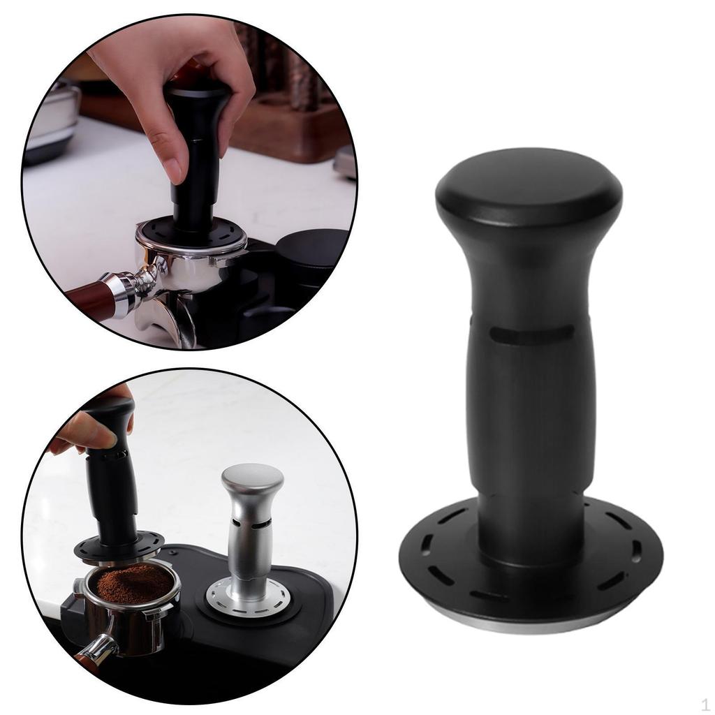 Coffee Hand Tamper Espresso Powder Distribution Professional Flat Base Stainless Steel