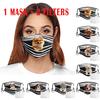 1 маска + 2 фильтра для ПК Общие отпечатки собак дышащая моющаяся маска для лица