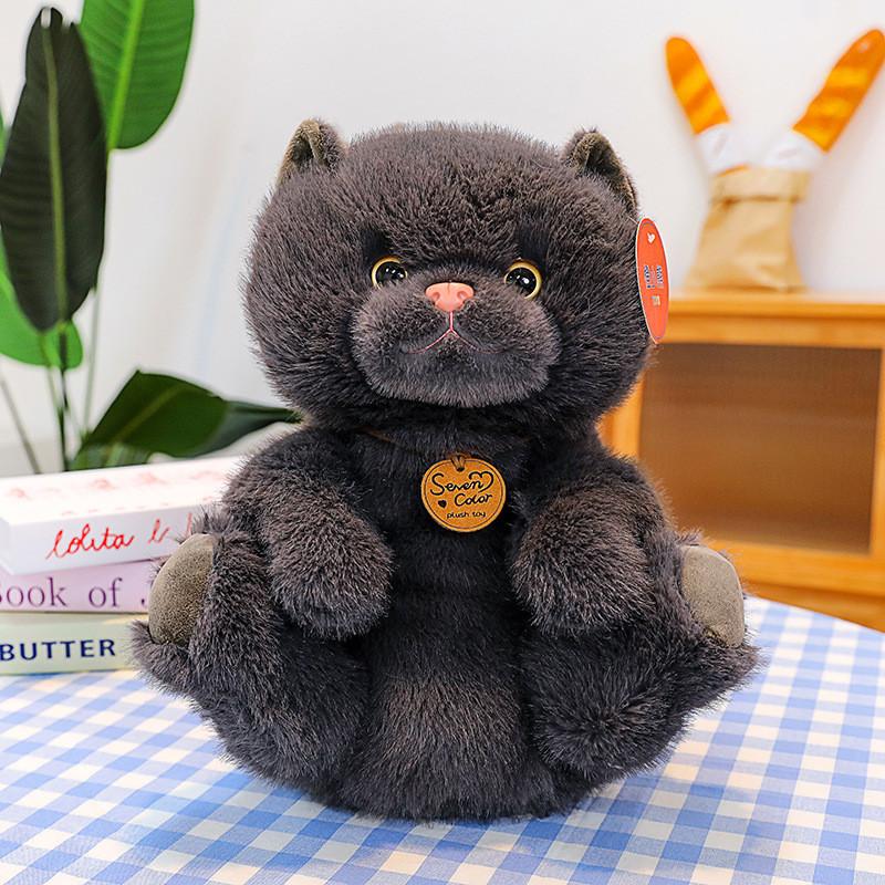 Cat Plush Toy Adorable Stuffed Doll Kids Collectors Gift Decoration Bedroom
