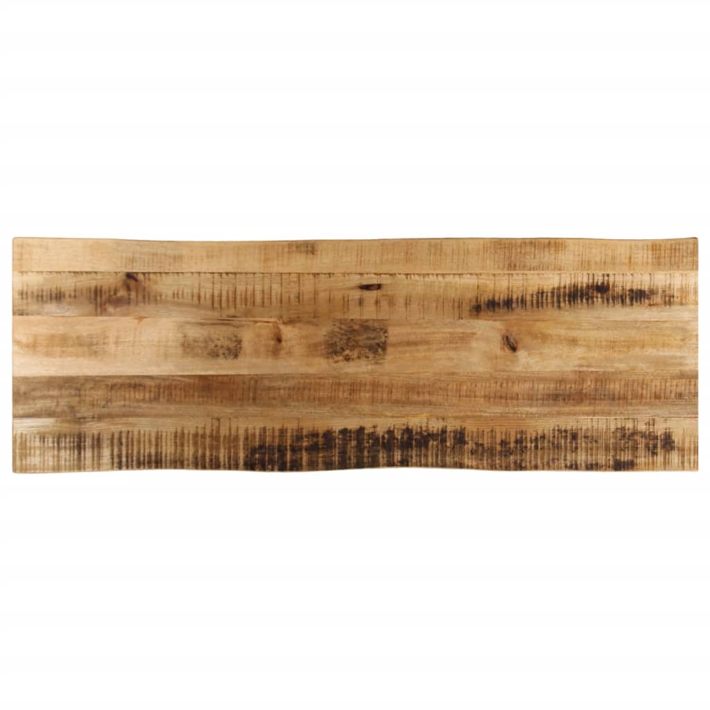 Vidaxl Blat Stołu Z Naturalną Krawędzią, 140X40X3,8 Cm, Drewno Mango