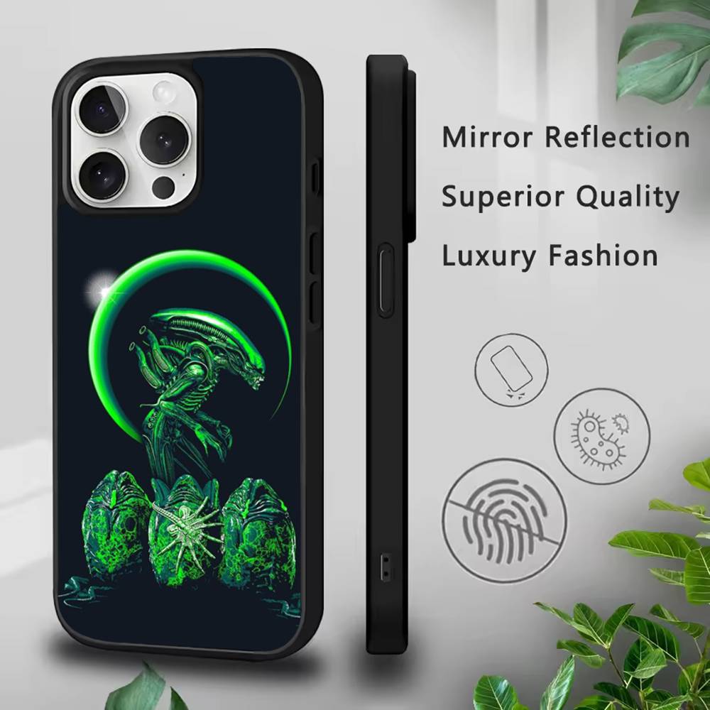 A-Инопланетянин E-Земля Чехол для iPhone 17,16,15,14,13,12,11,Pro,Max,Plus,Mini,SE4,E Магнитный Magsafe Беспроводная Зарядка