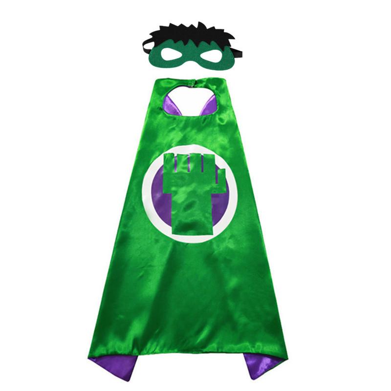 Kids' Superhero Cape & Mask Set for Halloween
