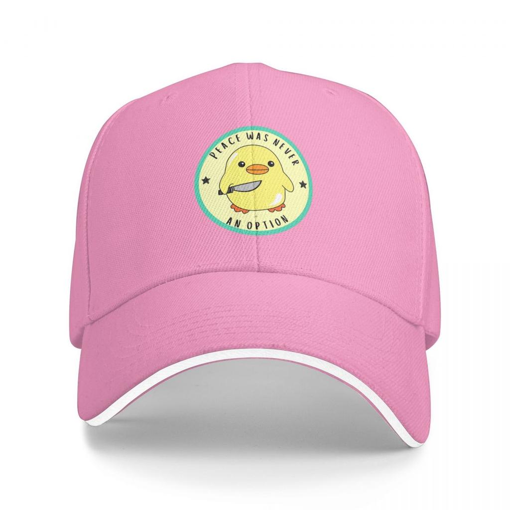 Кепки с принтом 'Утка Мир Никогда Не Был Вариантом' Snapback Бейсболки Дышащие Повседневные Кепки Для Улицы Унисекс