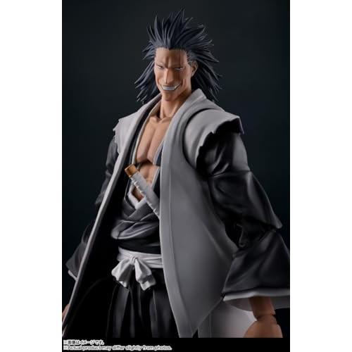 TAMASHII NATIONS SHFiguarts BLEACH Millennium Battle Arc Kenpachi Zaraki приблизительно. 170 мм окрашенная подвижная фигурка из ПВХ и АБС