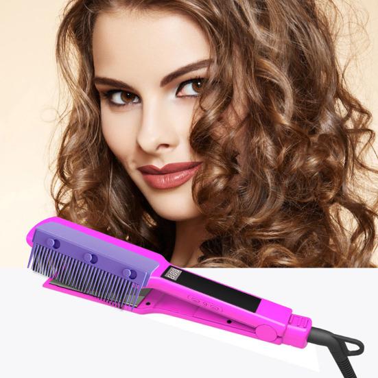 2 шт., расческа-выпрямитель для волос, утюг, аксессуары для выпрямления волос, профессиональная домашняя щетка для волос для женщин и девочек, инструмент для укладки волос