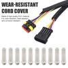 10Pcs PVC Cable Gland 6mm Strain Relief Boot Durable Wire Cord Protector Sleeve for Power Tool Core Household Appliance Industrial Equipment