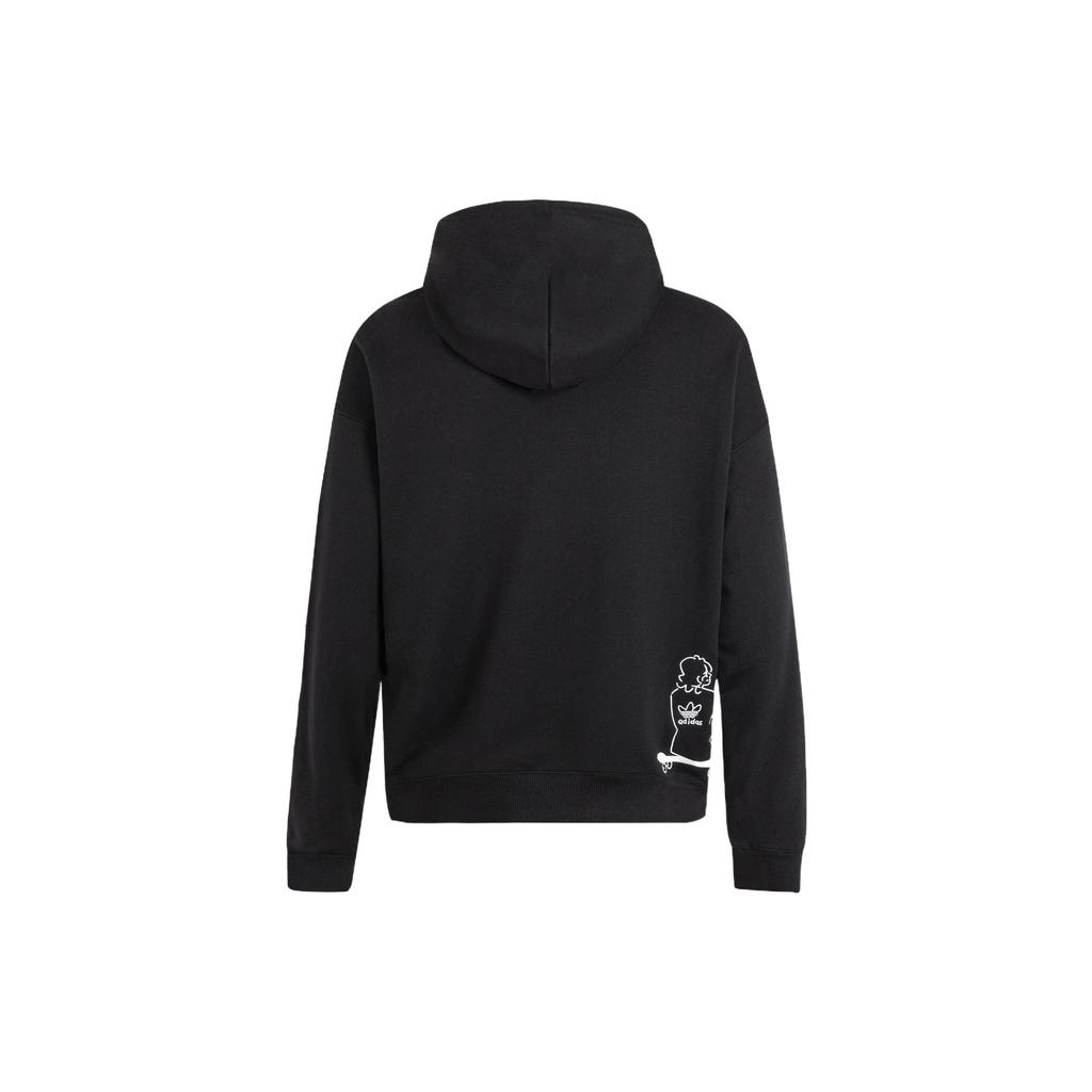 Adidas Originals X YU NAGABA Cozy Daily Casual Hooded Sweatshirt Unisex Classic Black IK4309