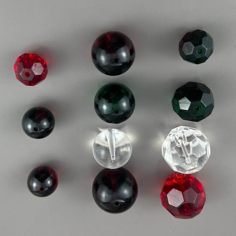 Круглая силиконовая форма для бусин с отверстиями для подвесок для изготовления ювелирных изделий, подвесок, браслетов. Форма для изготовления бусин. Инструмент для поделок своими руками.