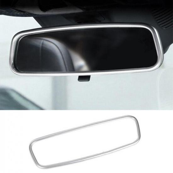 Silver Steel For Benz C-Class W206 Strip Frame Interior Rearview Mirror -23