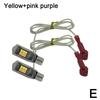 2PCS Motorcycle T15 Turn Signal 12V Dual Color High Brightness ABS Width Indicator 2835 16smd W5W Tail Bulb For Driving T4Q4
