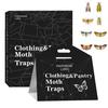 Лучшее решение: Защитить свой шкаф от моли легко с нашей профессиональной ловушкой для одежды от моли с феромонами.. Эти ловушки поймают и убьют Уэббинга.