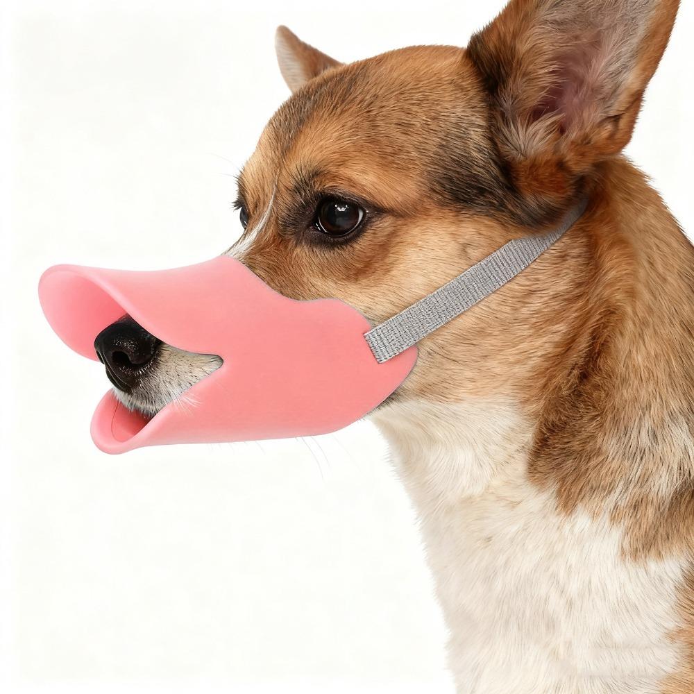 Duck Shaped Dog Muzzle Soft Silicone Bark Stop Muzzle Silicone Muzzle Small Medium Breeds