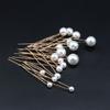 18 Pcs Wedding Pearl Hair Accessories Pearl Hair Pins, Bridal Pearl Rhinestone Hair Clips for Brides Bridesmaid Women
