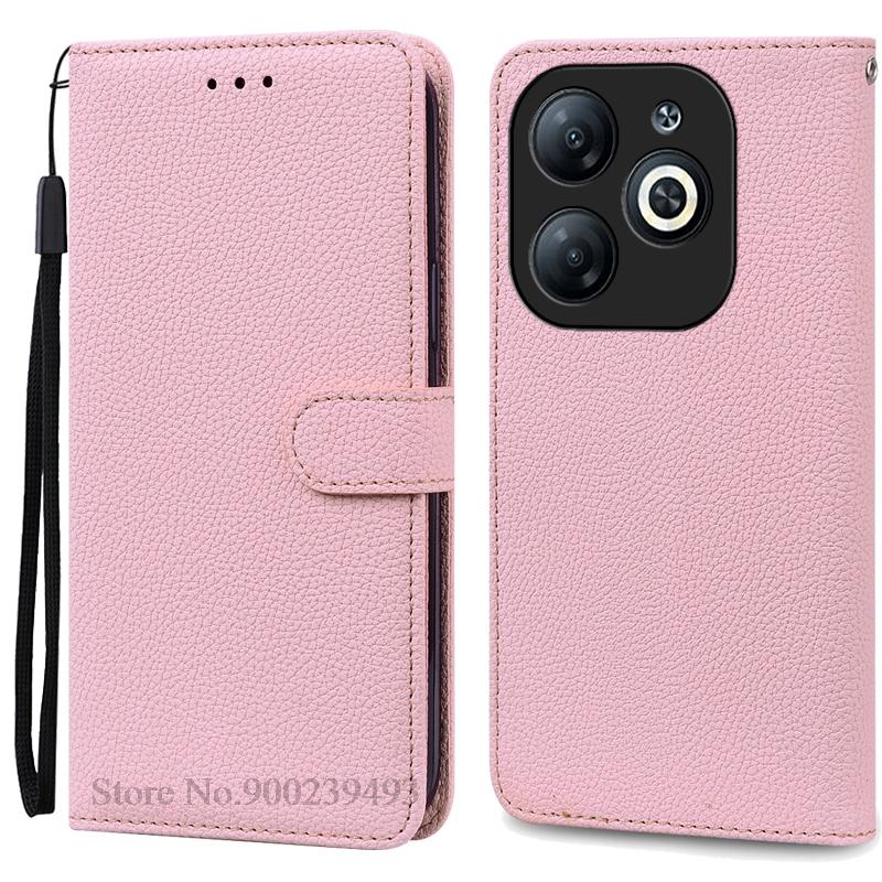Для Infinix Smart 8 / Smart 8 Pro Чехол-кошелек кожаный флип-чехол для Infinix Smart 8 Чехол 8 Plus X6525 X6525D X6525B Чехол для телефона