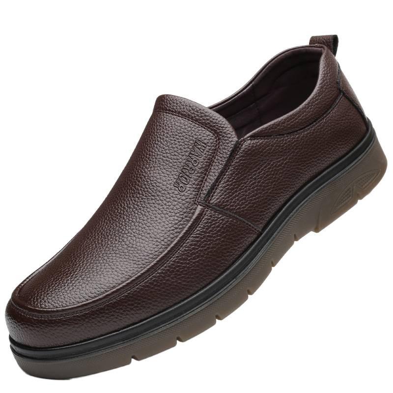 Мужские дышащие нескользящие повседневные туфли Warrior из натуральной кожи