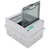 Circuit Breaker Box PC IP65 Waterproof 5 Way Transparent Cover Distribution Protection Box for Indoor Outdoor Use