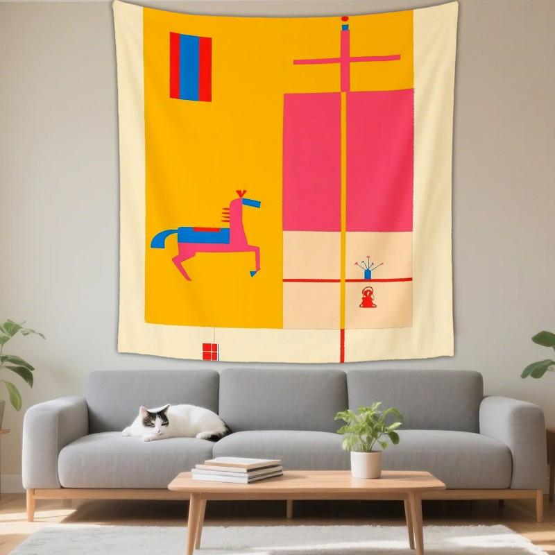 Boho Style Mandala Elephant Tapestry Wall Hanging Living Room Bedroom Decor