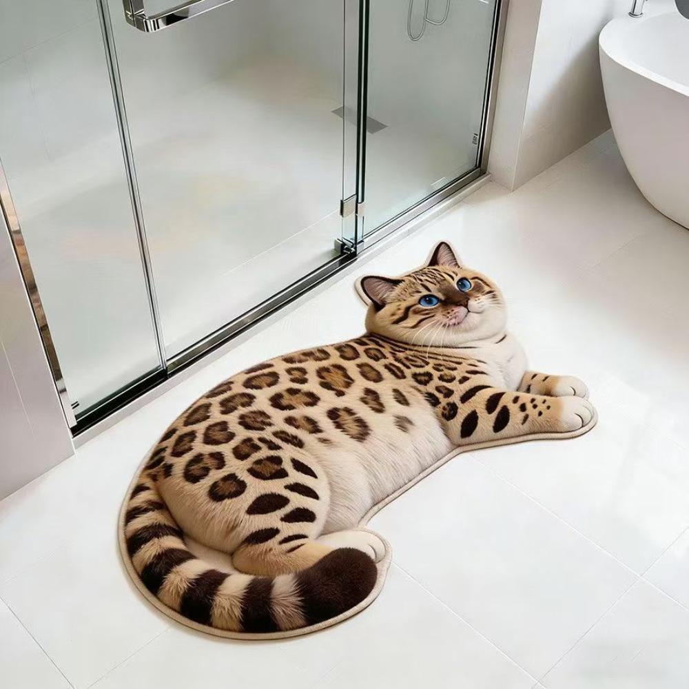 36*60cm Bathroom Carpet Ragdoll/Cow Cat Bedroom Door Small Rug Floor Mat Living Room Tea