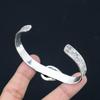Daughters Day Deal Natural Septarian 925 Sterling Silver Wedding Bangle Bracelet