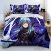 Аниме Покрывало Комплект Пододеяльника Я Переродился Слизью HD Покрывало для Детей Комплекты Постельного Белья Постельное Белье Декор Спальни