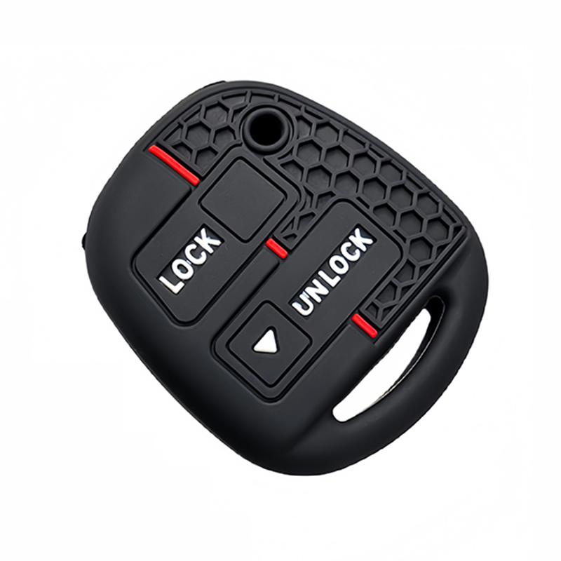 Силиконовый чехол-брелок для 2-х и 3-х кнопок автомобиля Toyota Fj Cruiser Land 2008-2014 Yaris Echo Для Lexus Es Gs Ls Is Rx Sc Lx Rx400H