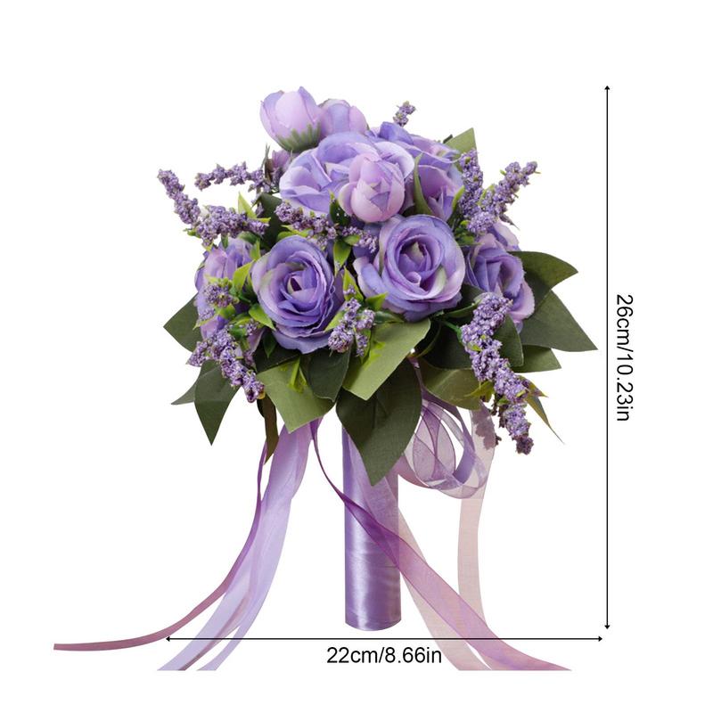 Белый искусственный букет цветов Белые розы Искусственные цветы Букеты для свадьбы Искусственные цветы Костюм Свадебный невеста держит