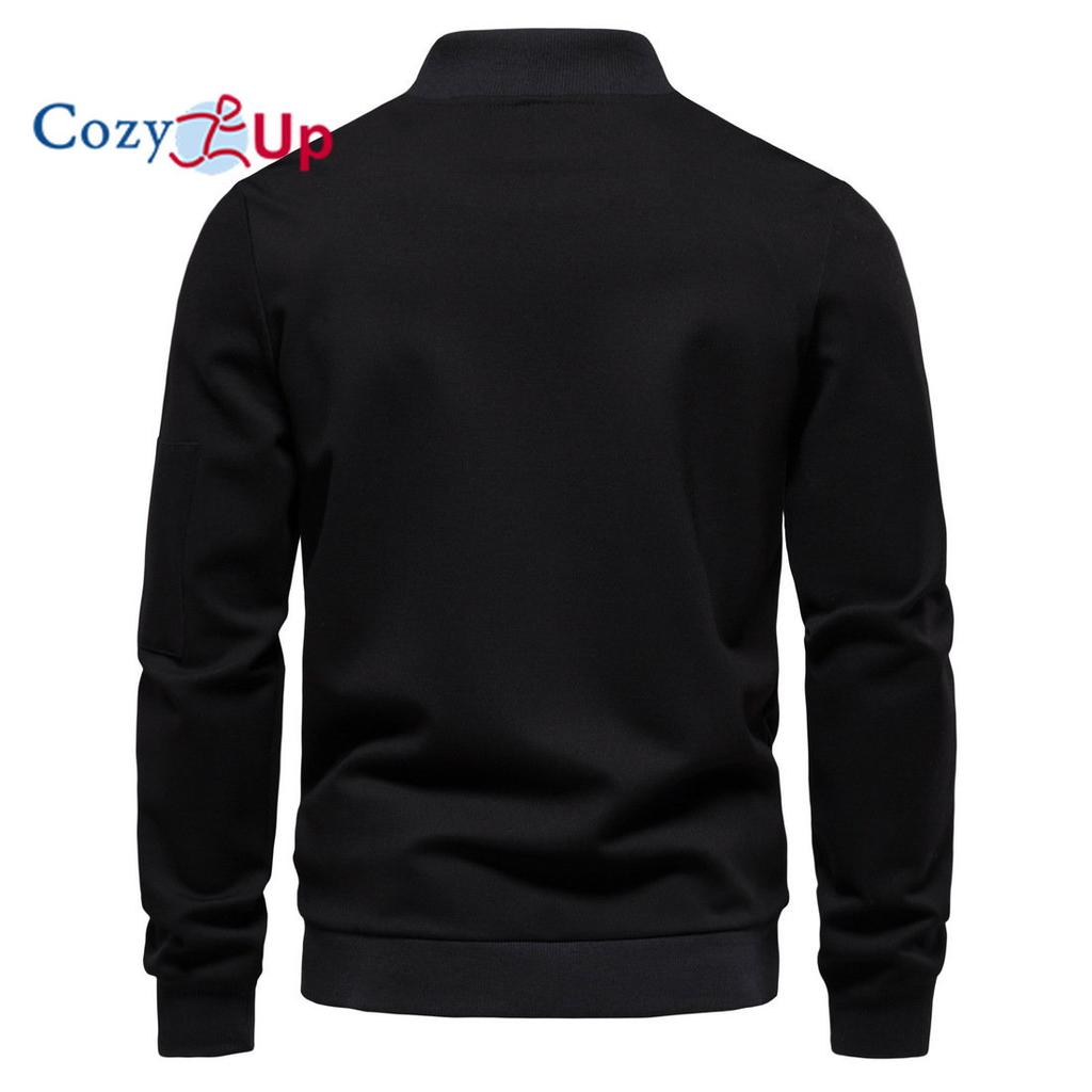 Cozy Up New Spring Mens Stand Collar Jacket Fashion Slim Fit Baseball Outerwear Men Solid Casual Zipper Autumn Jackets Coat Man Clothing