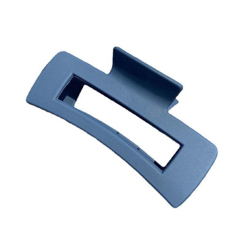 Кремовые матовые корейские заколки для волос: Большой зажим для акул для женщин - Аксессуары для ванны и затылка