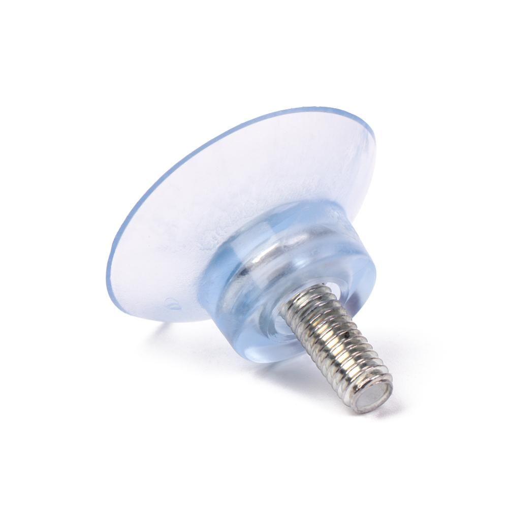 10Pcs Bathroom Transparent Kitchen Holder Rails Nut Suckers Wall Hook Suction Cup Screw Wall Rack