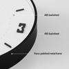 Silents None-Ticking Clocks Decorative Clock Battery Operated Wall Clock for Living Room Kitchen Home Office Decors