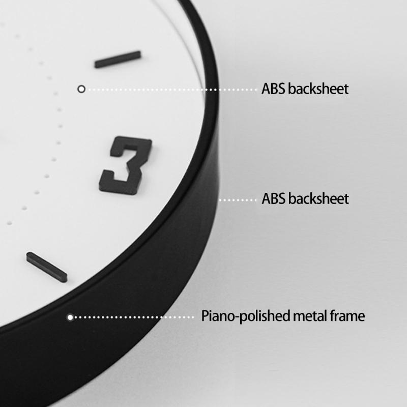 Silents None-Ticking Clocks Decorative Clock Battery Operated Wall Clock for Living Room Kitchen Home Office Decors