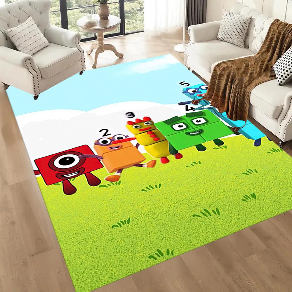 Numberblocks Area Rug Suitable For Outdoor Study Room Balcony Bedrooms Antislip Rug Decorate Offices Best For Christmas