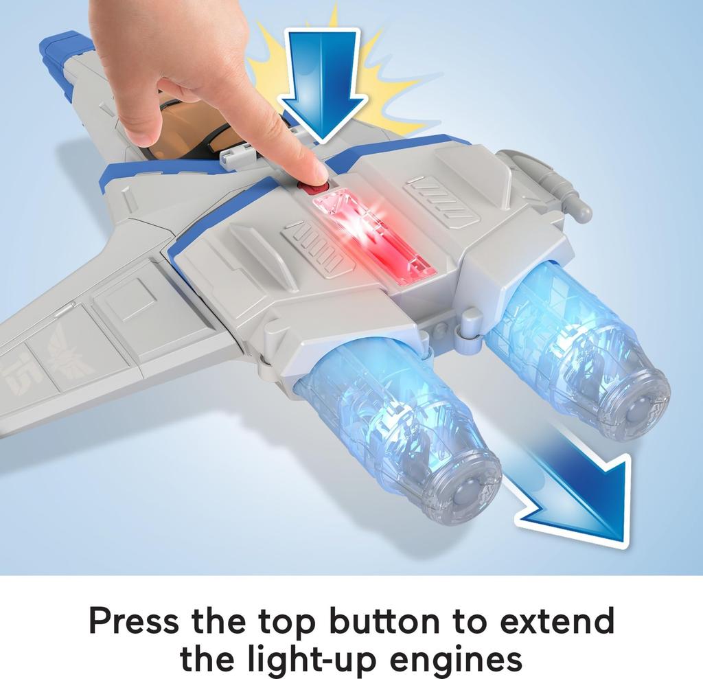 Fisher-Price Imaginext Buzz Lightyear Light & Sound Vehicle (Ages 3 and Up), HGT26, White