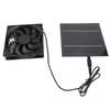 Комплект вентилятора для солнечной панели, вытяжка для курятника, товары для дома и улицы, 5 Вт, 6 В, водонепроницаемость IP65