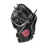 Wilson Baseball Training Black Glove, TRAINER, Infielder's, WBW10090910,
