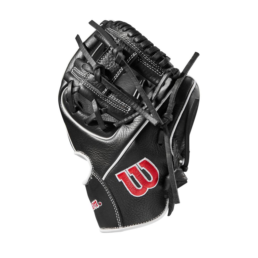 Wilson Baseball Training Black Glove, TRAINER, Infielder's, WBW10090910,